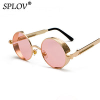 Thumbnail for Vintage Round Polarized Sunglasses Retro Steampunk Sun Glasses AV8R