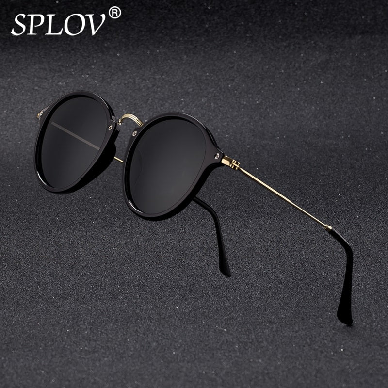 New Arrival Round Sunglasses coating Retro Men women Brand Designer Sunglasses AV8R