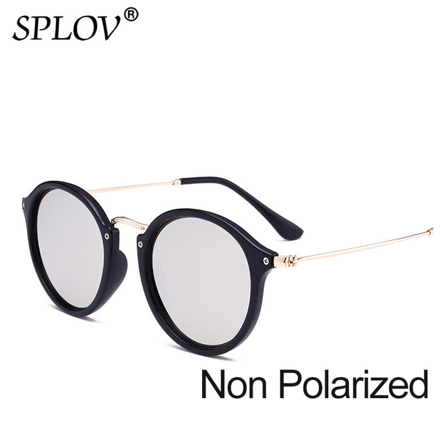 New Arrival Round Sunglasses coating Retro Men women Brand Designer Sunglasses AV8R