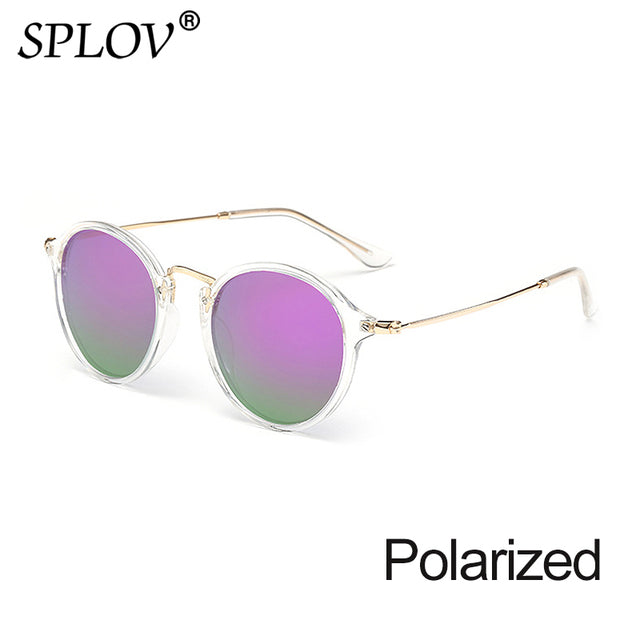 New Arrival Round Sunglasses coating Retro Men women Brand Designer Sunglasses AV8R