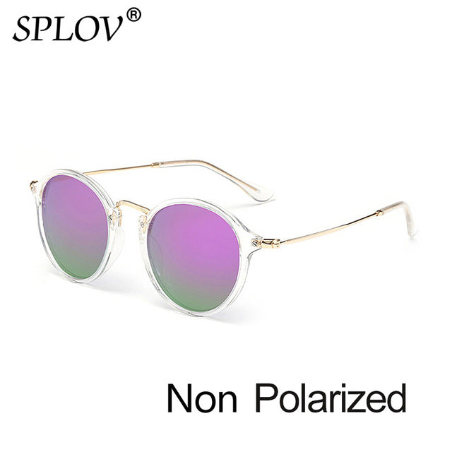 New Arrival Round Sunglasses coating Retro Men women Brand Designer Sunglasses AV8R