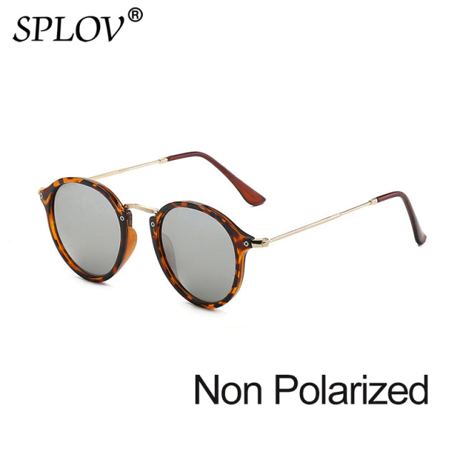 New Arrival Round Sunglasses coating Retro Men women Brand Designer Sunglasses AV8R