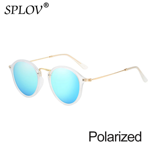 New Arrival Round Sunglasses coating Retro Men women Brand Designer Sunglasses AV8R