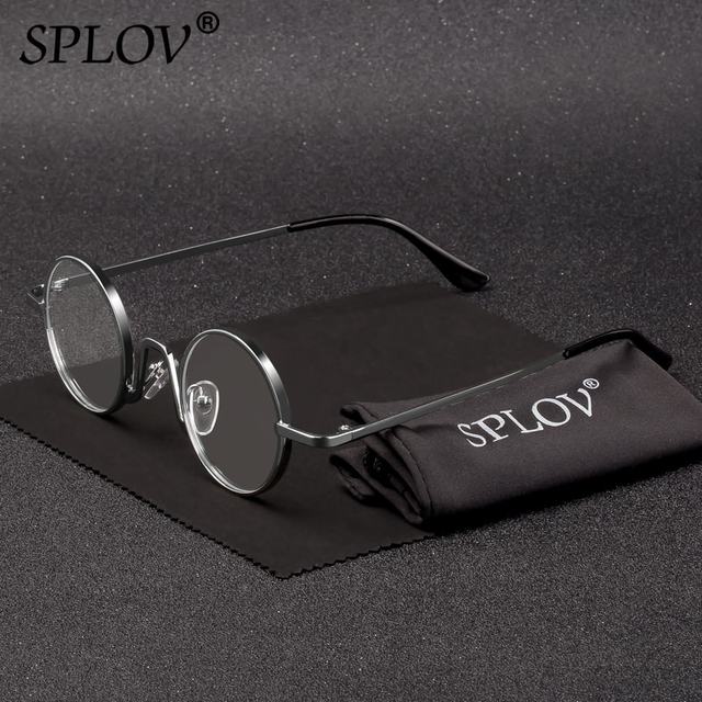 Vintage Rap Sunglasses Men Women Steam Punk Style Hip-Hop Small Round Metal Frame AV8R