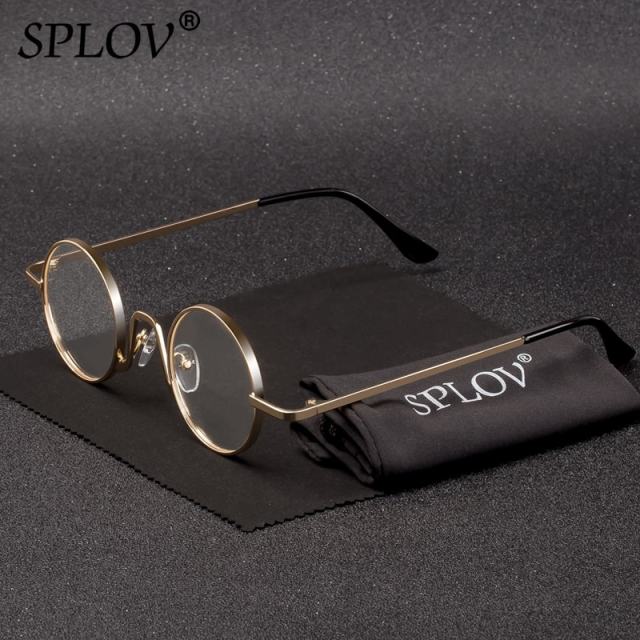 Vintage Rap Sunglasses Men Women Steam Punk Style Hip-Hop Small Round Metal Frame AV8R