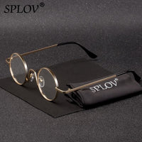 Thumbnail for Vintage Rap Sunglasses Men Women Steam Punk Style Hip-Hop Small Round Metal Frame AV8R