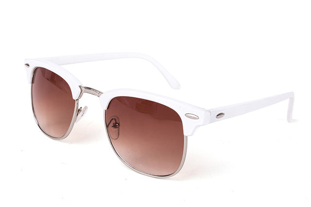 Half Metal High Quality Sunglasses Men Women Brand Designer Glasses Mirror Sun Glasses AV8R