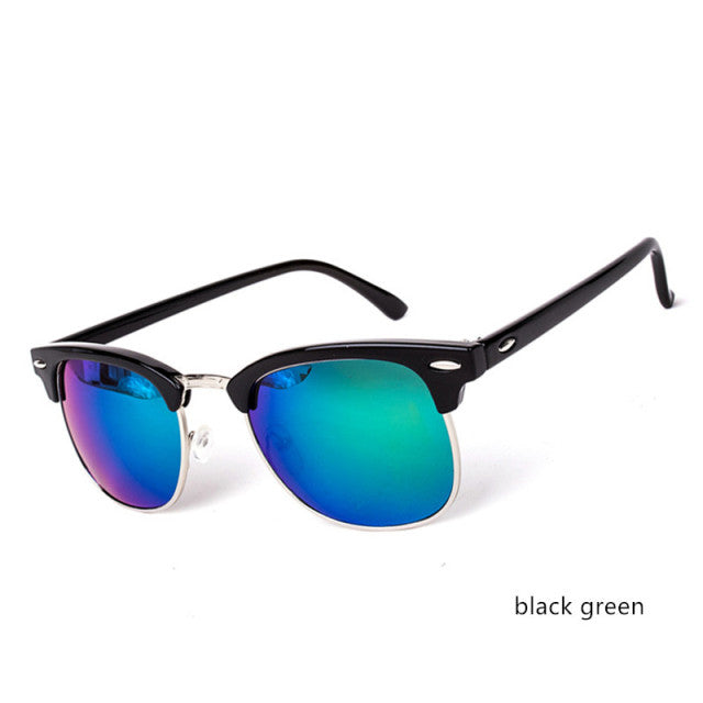 Half Metal High Quality Sunglasses Men Women Brand Designer Glasses Mirror Sun Glasses AV8R