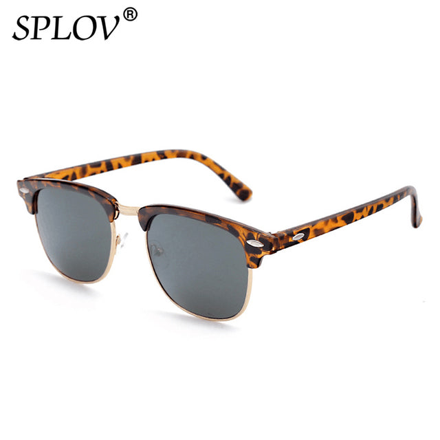 Half Metal High Quality Sunglasses Men Women Brand Designer Glasses Mirror Sun Glasses AV8R