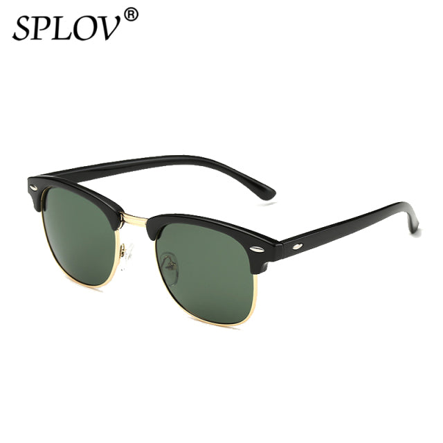 Half Metal High Quality Sunglasses Men Women Brand Designer Glasses Mirror Sun Glasses AV8R