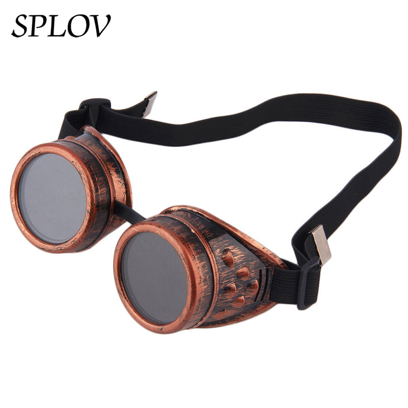 Retro Round Metal Steampunk Men Sunglasses AV8R