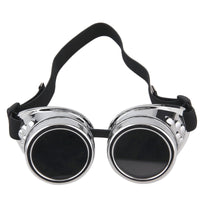 Thumbnail for Retro Round Metal Steampunk Men Sunglasses AV8R