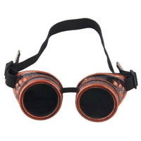 Thumbnail for Retro Round Metal Steampunk Men Sunglasses AV8R