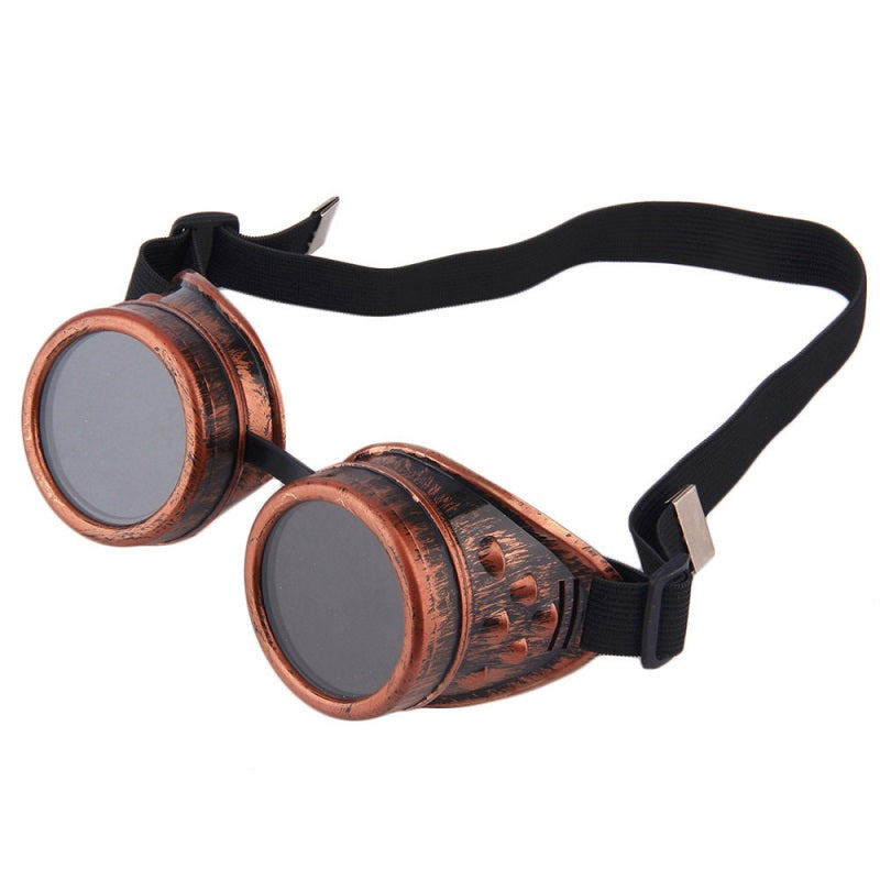 Retro Round Metal Steampunk Men Sunglasses AV8R