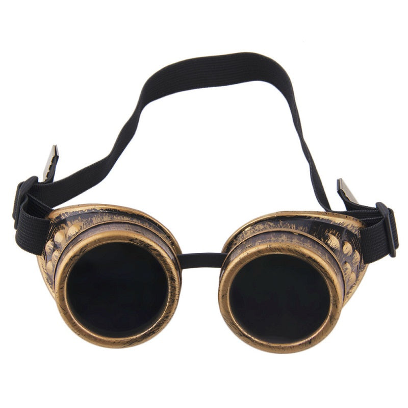 Retro Round Metal Steampunk Men Sunglasses AV8R