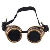 Thumbnail for Retro Round Metal Steampunk Men Sunglasses AV8R