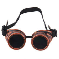 Thumbnail for Retro Round Metal Steampunk Men Sunglasses AV8R