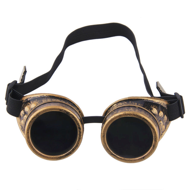 Retro Round Metal Steampunk Men Sunglasses AV8R