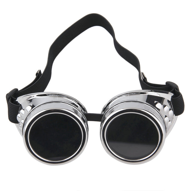 Retro Round Metal Steampunk Men Sunglasses AV8R