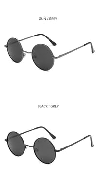 Thumbnail for Brand Designer Polarized Round Sunglasses Classic Small Vintage Retro Glasses AV8R