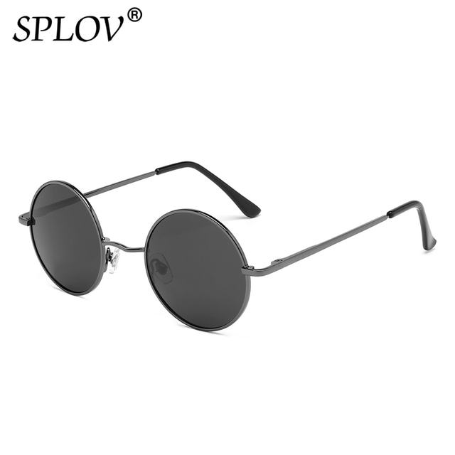 Brand Designer Polarized Round Sunglasses Classic Small Vintage Retro Glasses AV8R