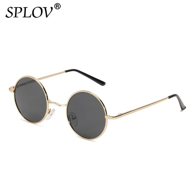 Brand Designer Polarized Round Sunglasses Classic Small Vintage Retro Glasses AV8R