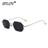 Thumbnail for Small Metal Hexagon Men Women Sunglasses Stylish Square Sun Glasses AV8R