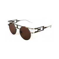 Thumbnail for Fashion Round Steampunk Men Sunglasses Women Metal Frame Retro Gothic Design AV8R