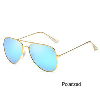 Thumbnail for Fashion Aviation Polarized Sunglasses Men Women Classic Pilot Sun Glasses AV8R