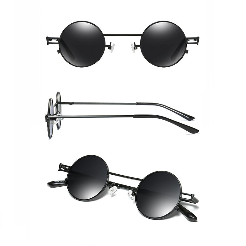 New Street Fashion Small Round Sunglasses Men Women Stylish Frame Design AV8R