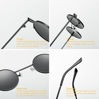 Thumbnail for New Street Fashion Small Round Sunglasses Men Women Stylish Frame Design AV8R