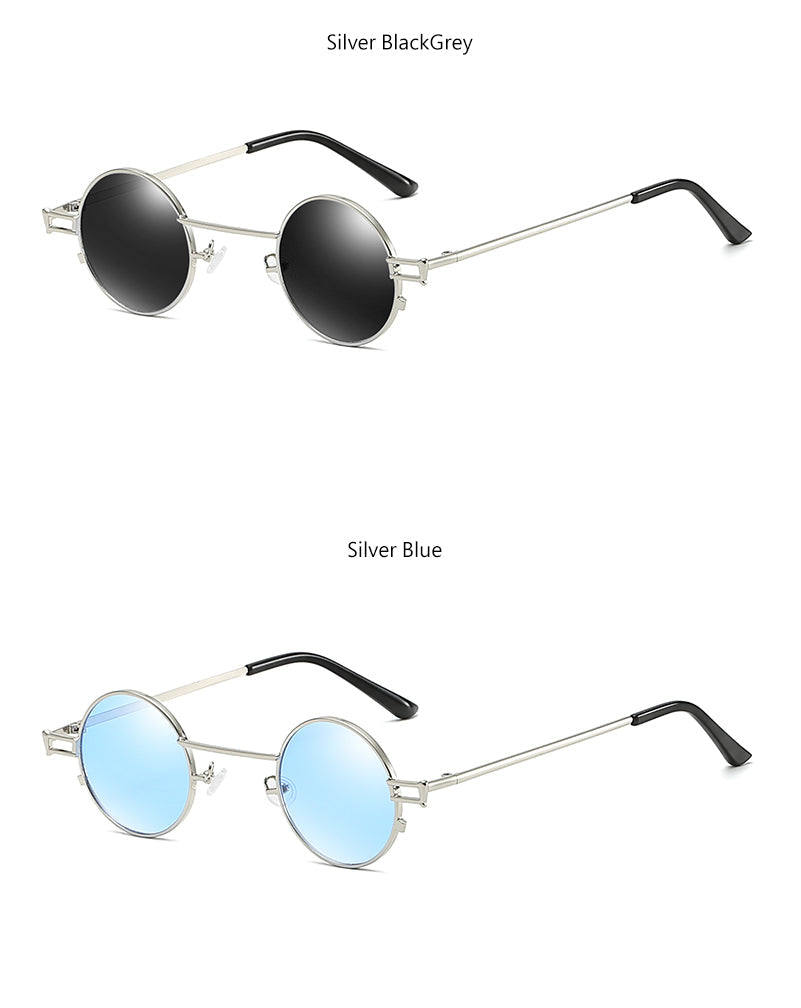 New Street Fashion Small Round Sunglasses Men Women Stylish Frame Design AV8R