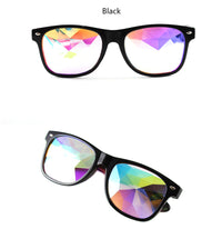 Thumbnail for Kaleidoscope Sunglasses Men Women Square Frame Diamond Mosaic Glasses AV8R