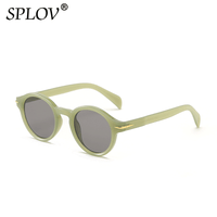 Thumbnail for Fashion Small Round Sunglasses Women Men Vintage Yellow Sun Glasses AV8R