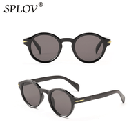 Thumbnail for Fashion Small Round Sunglasses Women Men Vintage Yellow Sun Glasses AV8R