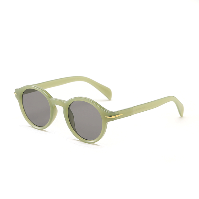 Fashion Small Round Sunglasses Women Men Vintage Yellow Sun Glasses AV8R