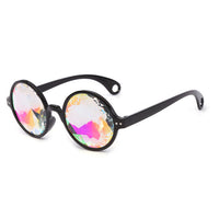 Thumbnail for Hot Sale Round Frame Holographic Kaleidoscope Men Women Sunglasses AV8R