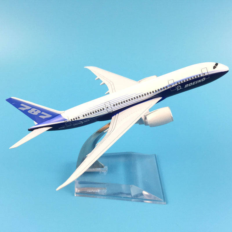 Original model Boeing 787 Airlines Aeroplane model B787 airplane 16CM Metal alloy diecast 1:400 airplane model toys Collectible AV8R