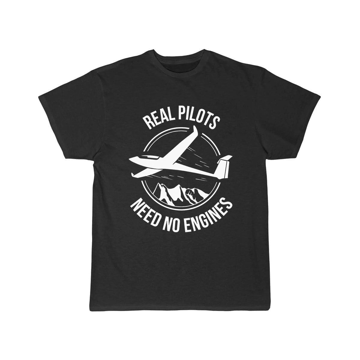 REAL PILOTS NEED NO ENGINES SOARING SOARING ESSENTIAL T-SHIRT THE AV8R