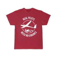 Thumbnail for REAL PILOTS NEED NO ENGINES SOARING SOARING ESSENTIAL T-SHIRT THE AV8R