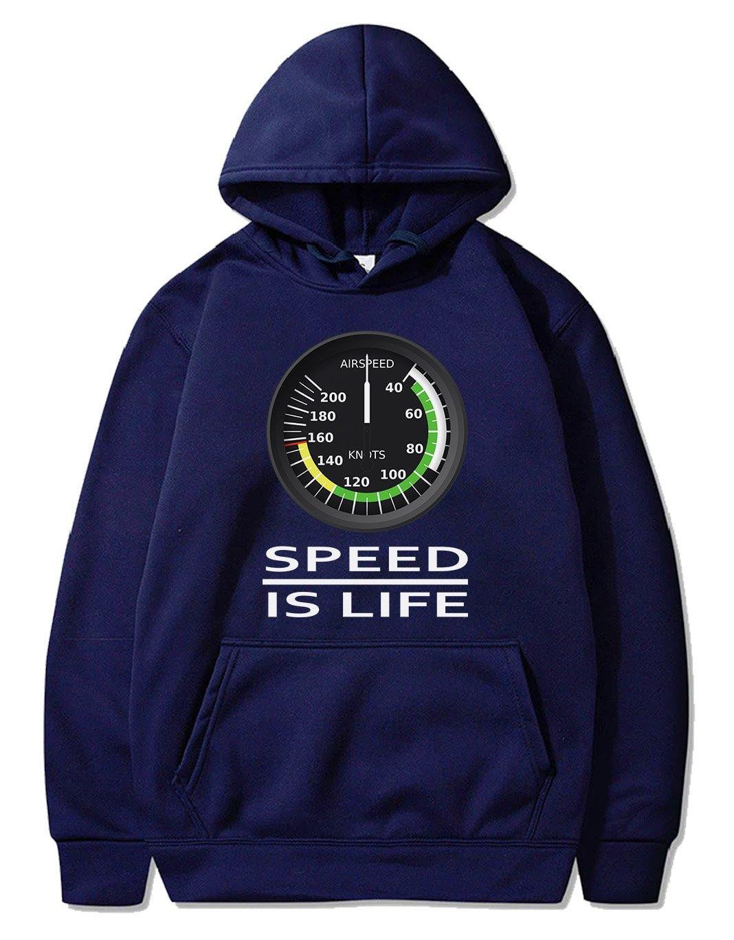 SPEED IS LIFE PULLOVER THE AV8R