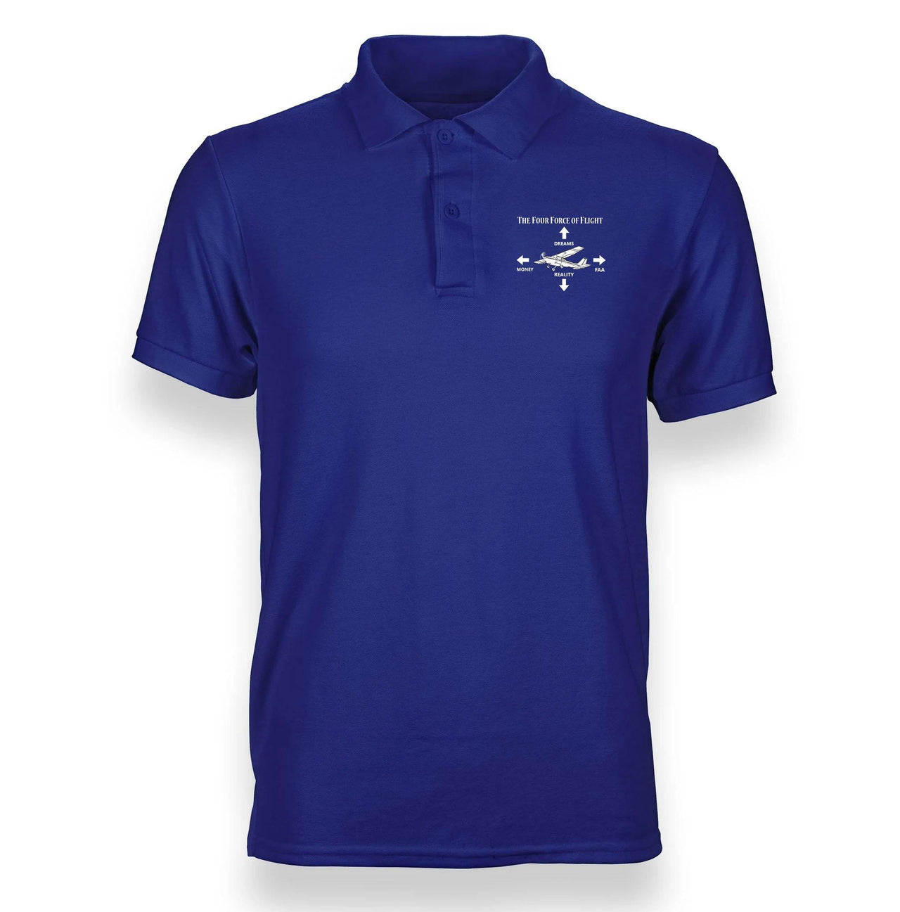 THE FOUR FORCE OF FLIGHT POLO SHIRT THE AV8R