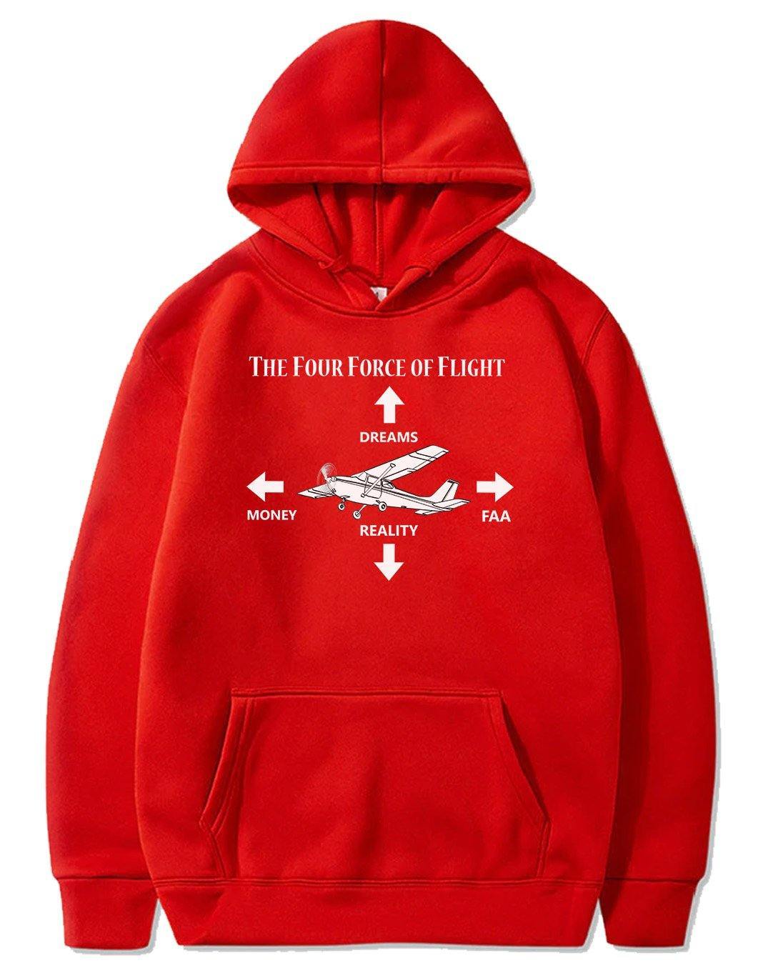 THE FOUR FORCE OF FLIGHT PULLOVER THE AV8R