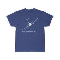 Thumbnail for THIS IS HOW WE ROLL B737 DESIGNED T SHIRT THE AV8R