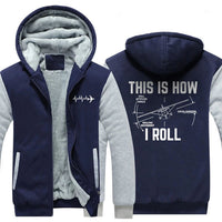 Thumbnail for THIS IS HOW WE ROLL DESIGNED ZIPPER SWEATER THE AV8R