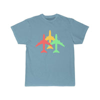 Thumbnail for THREE COLOUR AIRPLANE DESIGNED T SHIRT THE AV8R